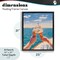 Stupell Industries Ice Cream Cheers on Boat Floating Frame, design by Ziwei Li